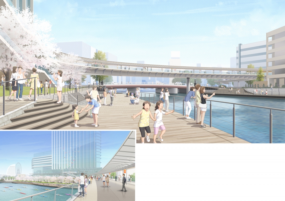 大岡川横断人道橋新設設計業務委託公募型プロポーザルデザイン提案