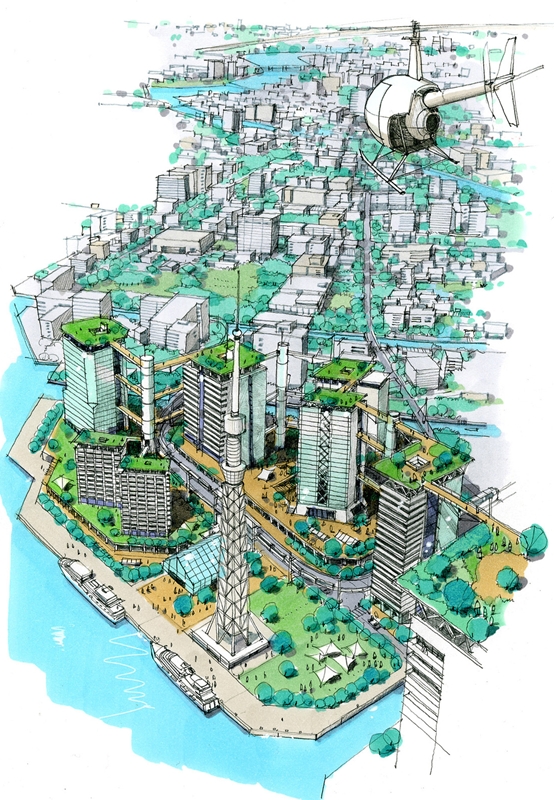 回遊式空中庭園