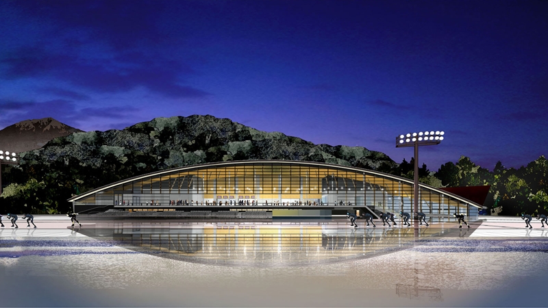 軽井沢カーリング場