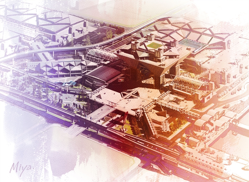 Tokyo Big Sight Illusion