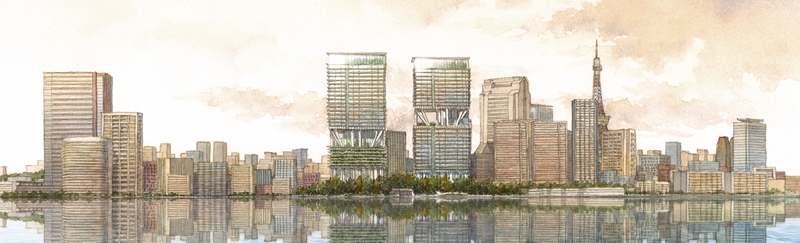 東京ガス田町跡地再開発コンペ